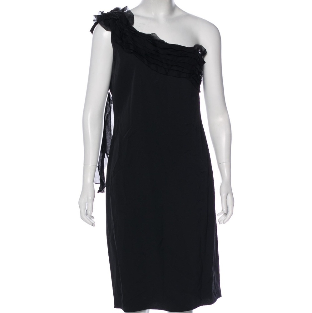 🛍 Valentino One-shoulder Black Dress